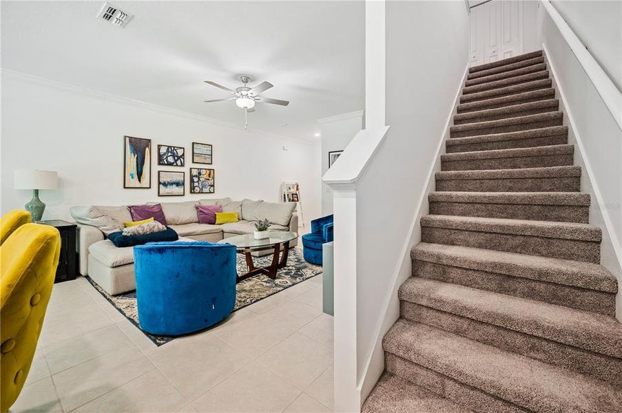 Furnished interior view inside a new home in , Land O' Lakes (Image 14). Furnished interior view inside a new home in , Land O' Lakes (Image 14).