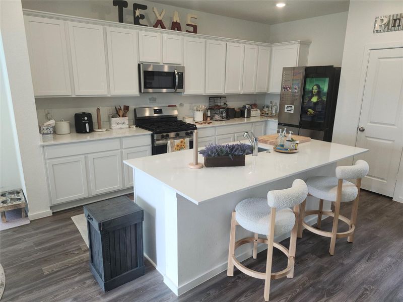 Furnished interior view inside a new home in Walnut Creek at Stone Creek: Wildflower II Collection, Rosenberg (Image 18).