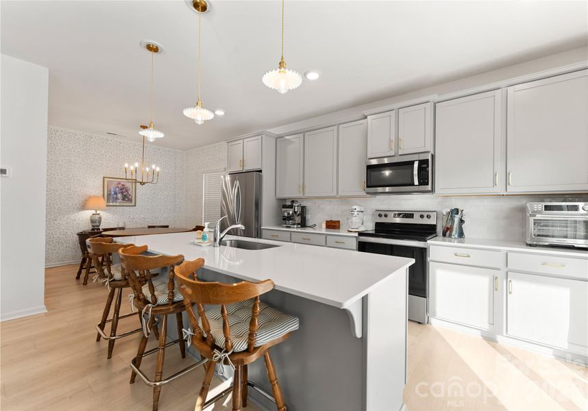 Furnished interior view inside a new home in Scotch Meadows, Monroe (Image 11).