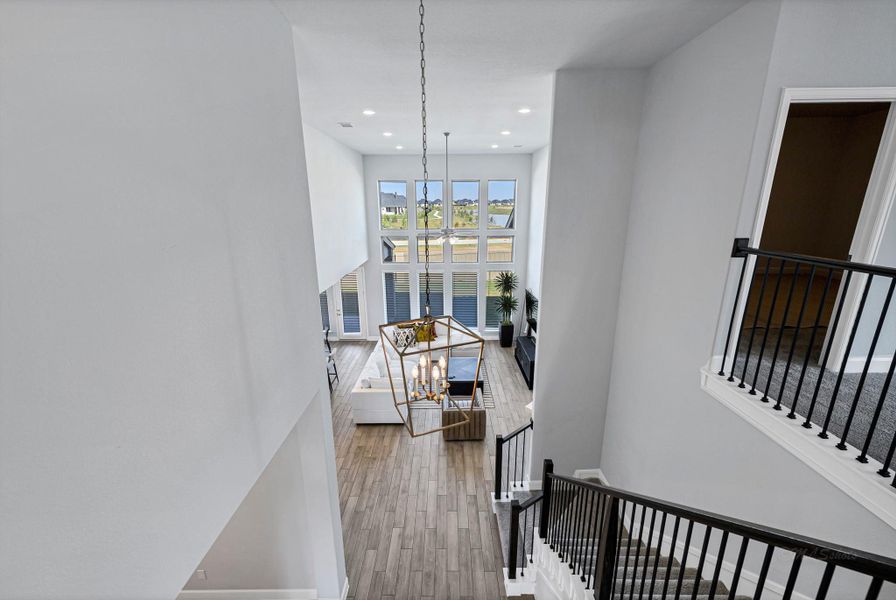 Furnished interior view inside a new home in Cross Creek West 55', Fulshear (Image 13). Furnished interior view inside a new home in Cross Creek West 55', Fulshear (Image 13).