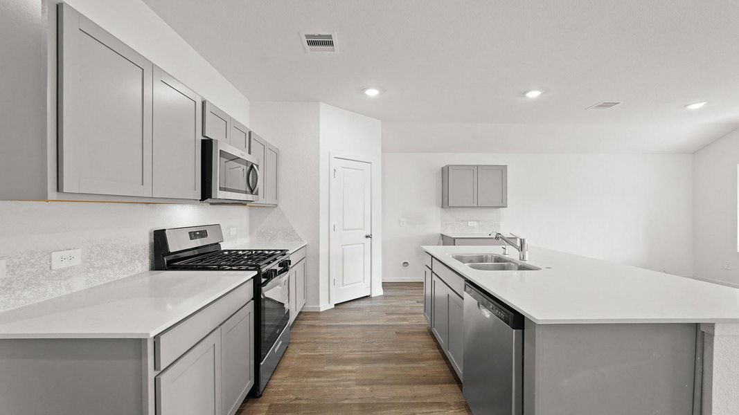 Furnished interior view inside a new home in Grand Pines, Magnolia (Image 2). Furnished interior view inside a new home in Grand Pines, Magnolia (Image 2).