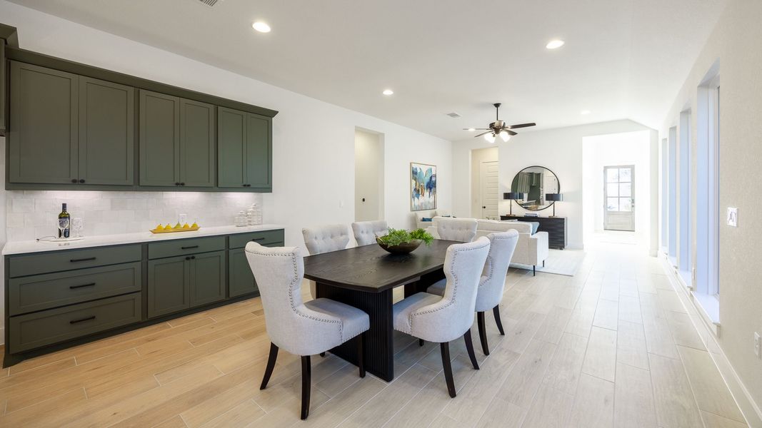 Furnished interior view inside a new home in Easton Park, Austin (Image 4).