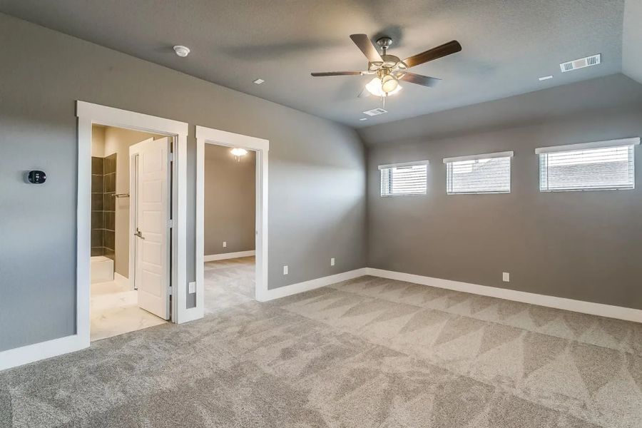 Representative unfurnished interior of a home built from the The Carter by Elmwood Custom Homes in Matthews Farm, Venus (Image 27). Representative unfurnished interior of a home built from the The Carter by Elmwood Custom Homes in Matthews Farm, Venus (Image 27).