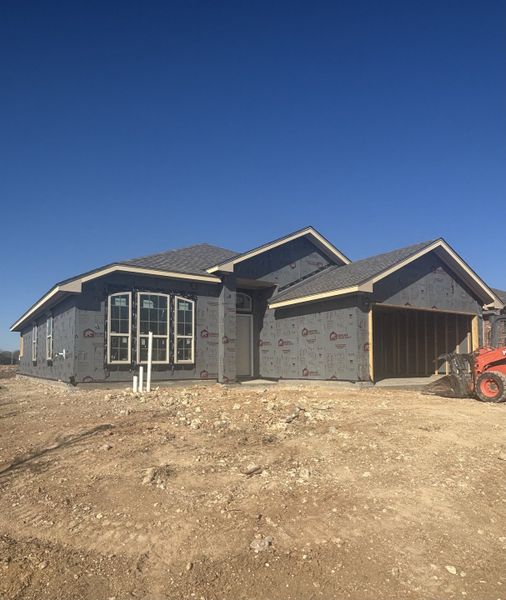 In-progress construction of a new home in Trail Creek, Cleburne, TX (Image 6).