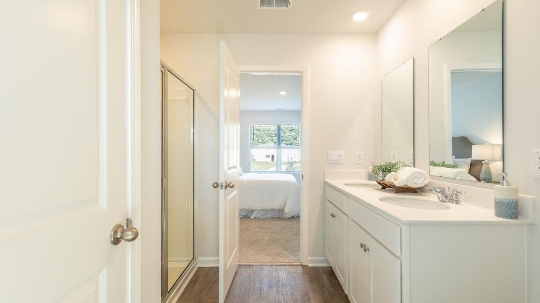 Furnished interior view inside a new home in Settlement at Salamander, North Charleston (Image 10).