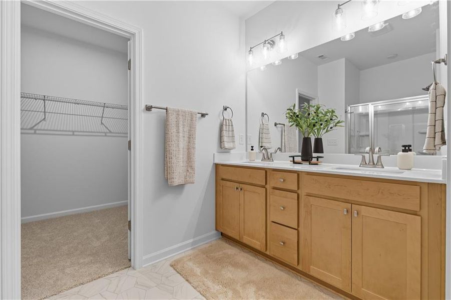 Furnished interior view inside a new home in Meadow Pines, Dallas (Image 9).