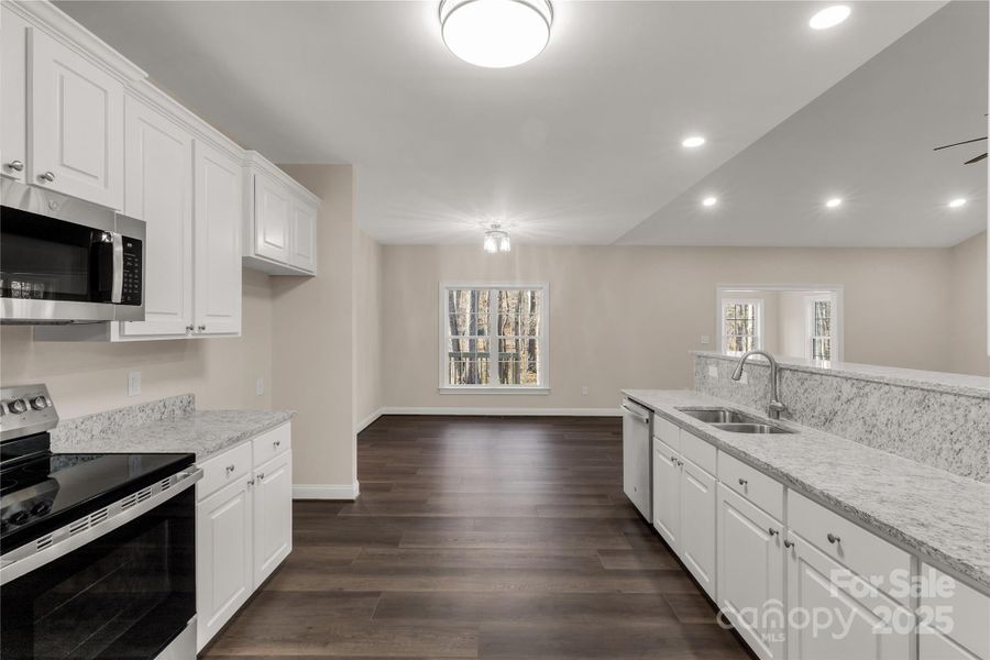 Furnished interior view inside a new home in , York (Image 5).