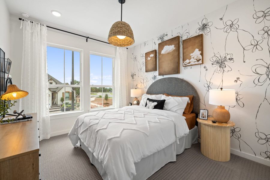 Furnished interior view inside a new home in Lagos Reserve, Manor (Image 32).