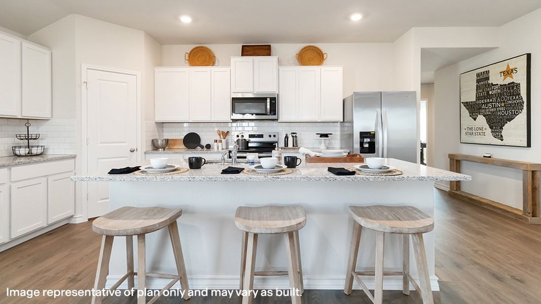 Furnished interior view inside a new home in Steele Creek, Cibolo (Image 20).