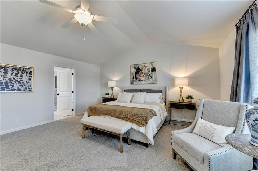 Furnished interior view inside a new home in , Auburn (Image 57).