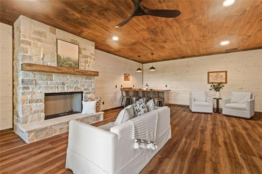 Furnished interior view inside a new home in , Talking Rock (Image 12).
