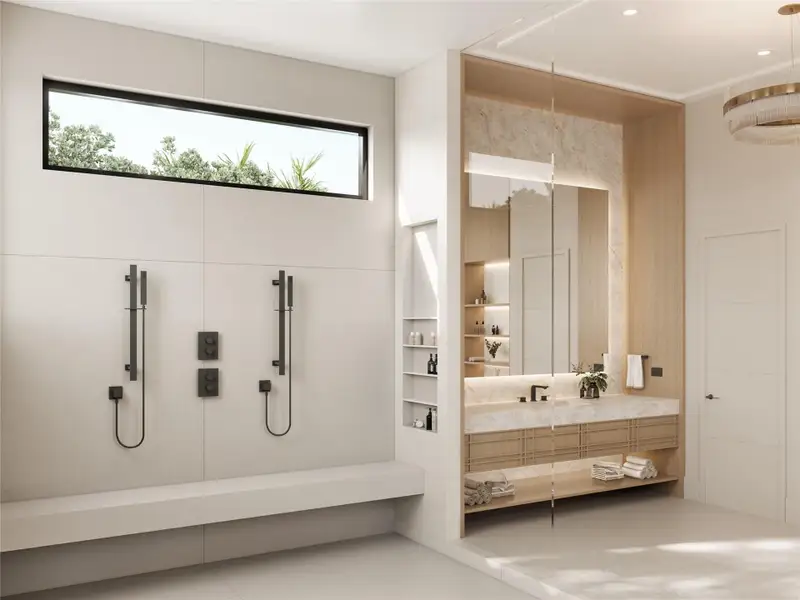 Furnished interior view inside a new home in , Plantation (Image 13).