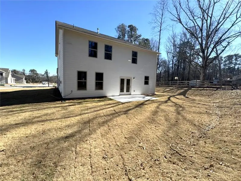 Exterior details and patio area of a home in Paces Estates, Lithia Springs (Image 2). Exterior details and patio area of a home in Paces Estates, Lithia Springs (Image 2).