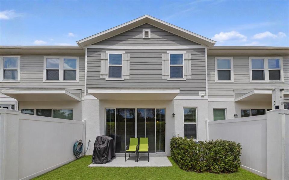Front exterior of a new home in , Lake Mary, FL, highlighting curb appeal (Image 24). Front exterior of a new home in , Lake Mary, FL, highlighting curb appeal (Image 24).