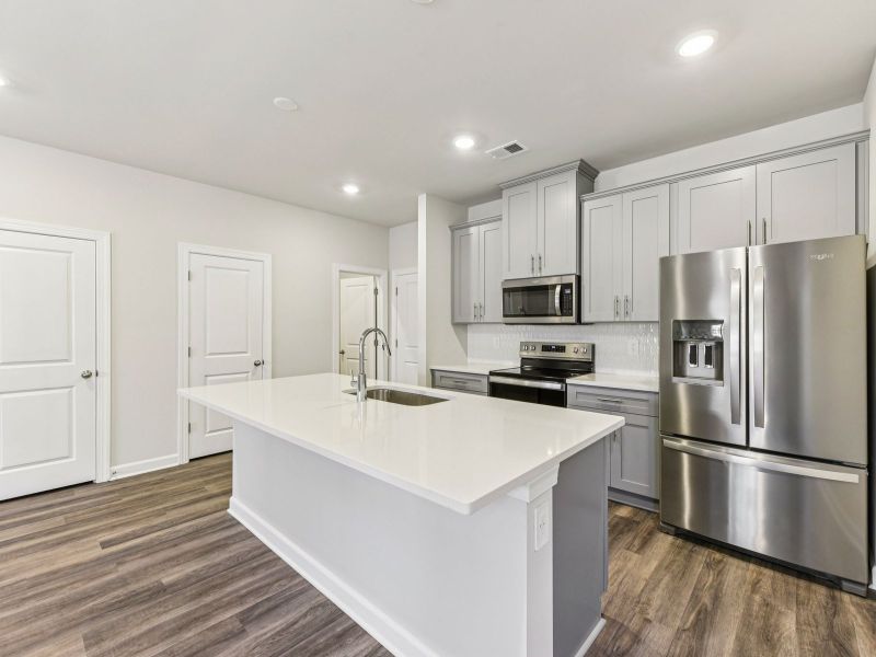 Furnished interior view inside a new home in Crossrail Station, Mooresville (Image 2).