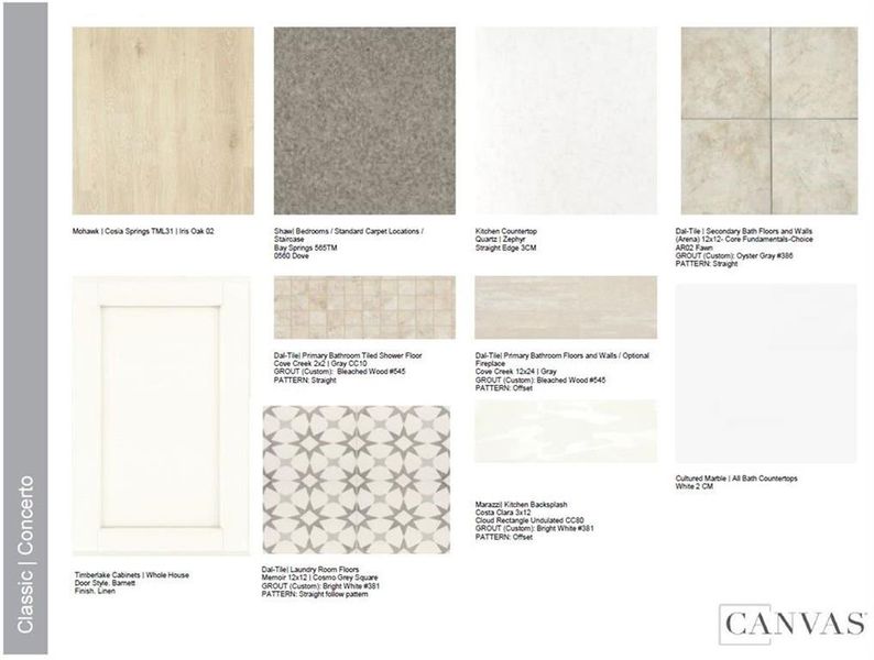 Sample of building materials used in homes in Reserve at Hickory Walk, Kennesaw (Image 44). Sample of building materials used in homes in Reserve at Hickory Walk, Kennesaw (Image 44).