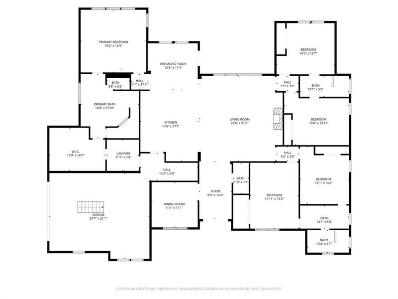 2D floor plan layout of this home in , Burleson, TX (Image 3). 2D floor plan layout of this home in , Burleson, TX (Image 3).