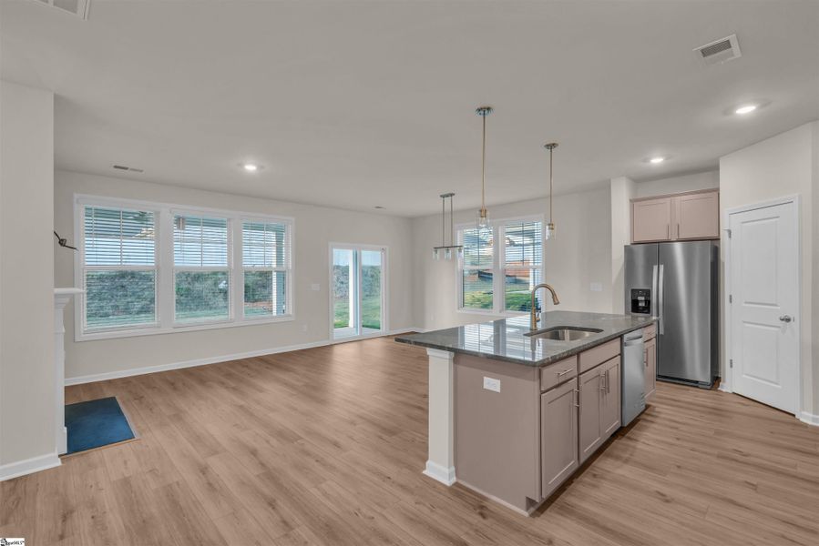 Furnished interior view inside a new home in Halton Oaks, Spartanburg (Image 5). Furnished interior view inside a new home in Halton Oaks, Spartanburg (Image 5).