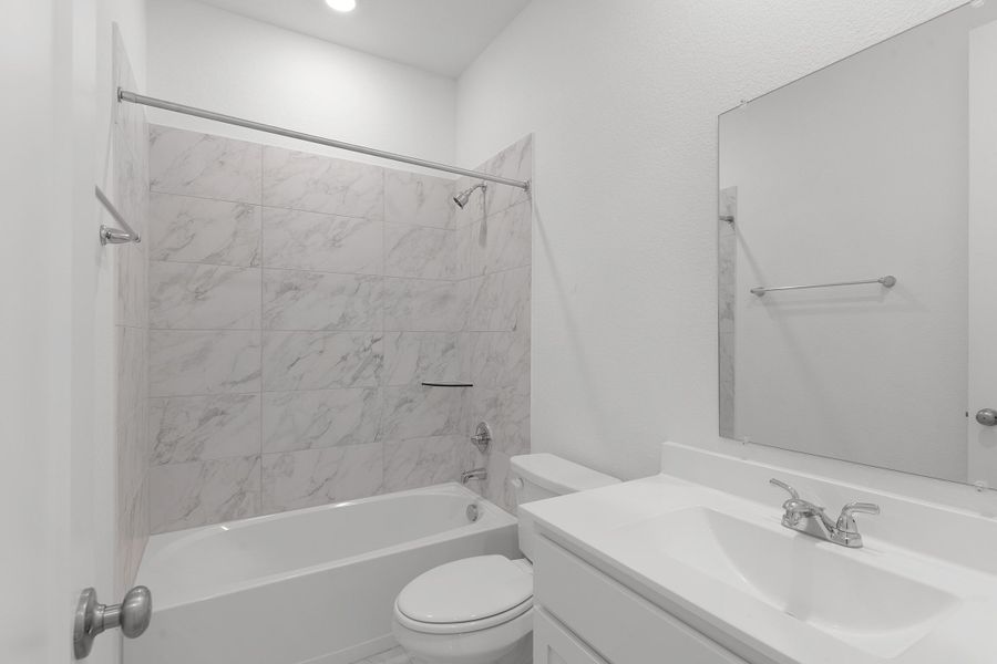 Representative furnished interior of a home built from the Annie by Chesmar Homes in Nolina, Georgetown (Image 6).