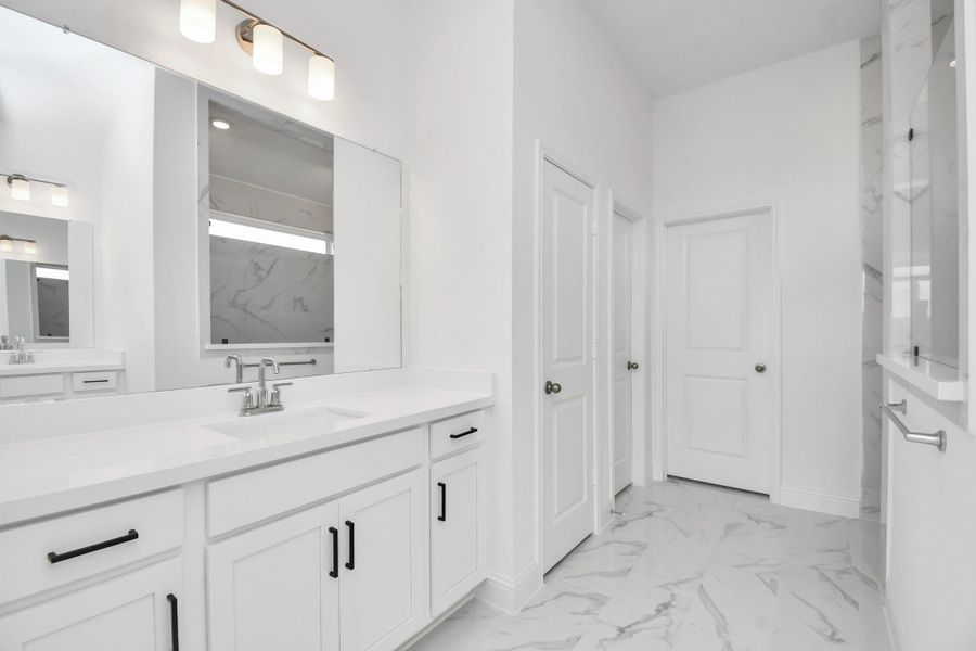 Furnished interior view inside a new home in Arabella on the Prairie: Heritage Collection, Booth (Image 2).