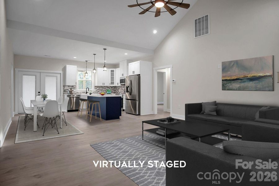 Furnished interior view inside a new home in , Rutherfordton (Image 11).