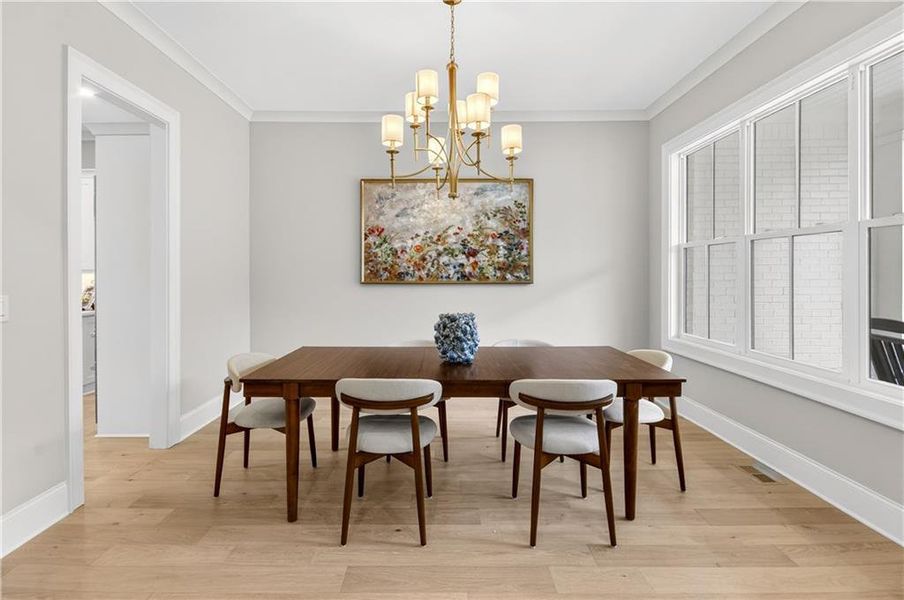 Furnished interior view inside a new home in , Atlanta (Image 10). Furnished interior view inside a new home in , Atlanta (Image 10).