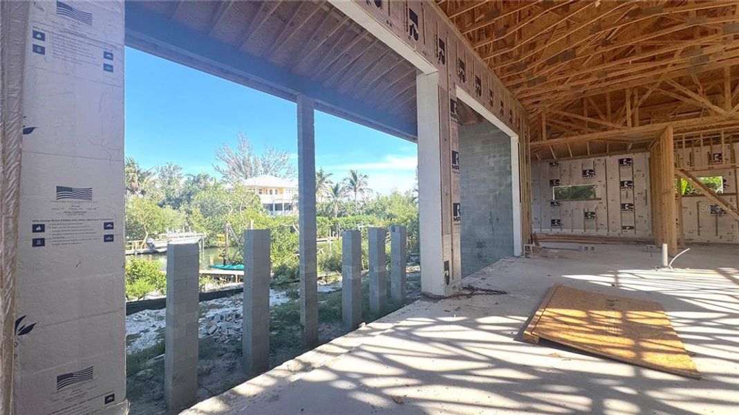 In-progress construction of a new home in , Sarasota, FL (Image 15).