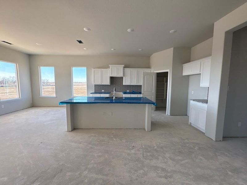 In-progress construction of a new home in Clear Sky Addition, Valley View, TX (Image 5).