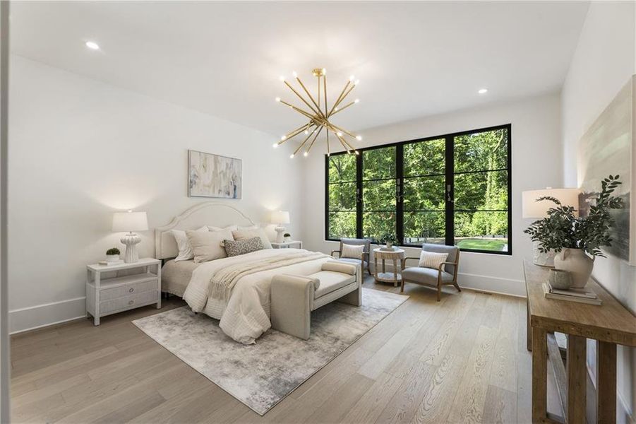 Furnished interior view inside a new home in , Atlanta (Image 6). Furnished interior view inside a new home in , Atlanta (Image 6).