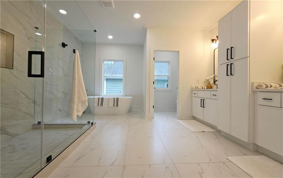 Furnished interior view inside a new home in , Atlanta (Image 17).