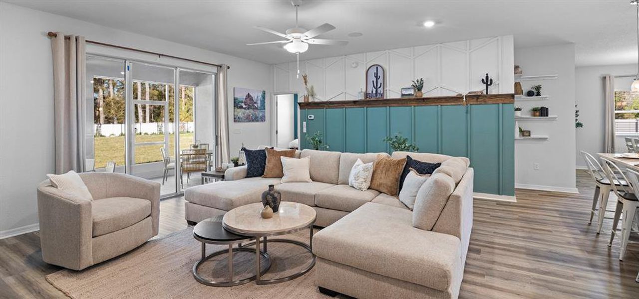 Furnished interior view inside a new home in Copperleaf, Ocala (Image 3).