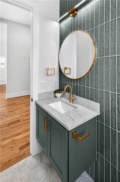 Furnished interior view inside a new home in , Atlanta (Image 16).