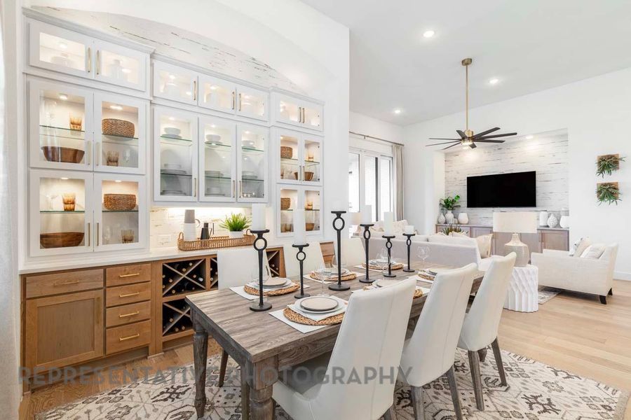 Furnished interior view inside a new home in Santa Rita Ranch: 90ft. lots, Liberty Hill (Image 21). Furnished interior view inside a new home in Santa Rita Ranch: 90ft. lots, Liberty Hill (Image 21).