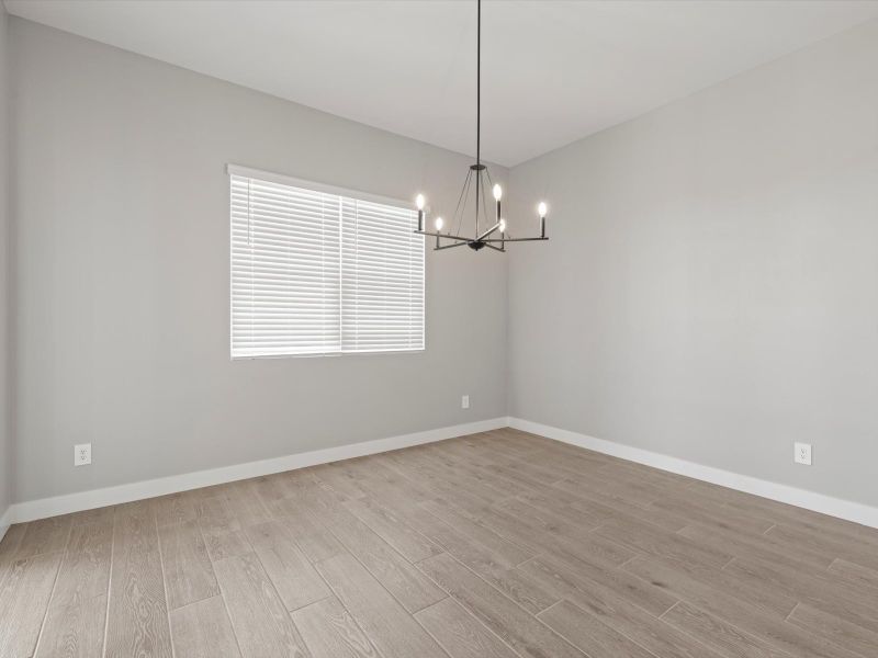 Spacious, unfurnished interior of a new home in Abel Ranch Signature Series, Goodyear (Image 11).