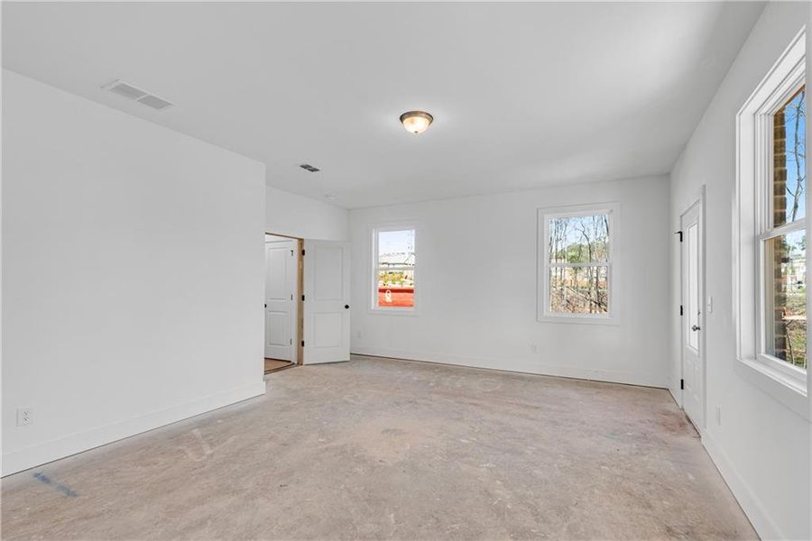 Spacious, unfurnished interior of a new home in , Suwanee (Image 18). Spacious, unfurnished interior of a new home in , Suwanee (Image 18).
