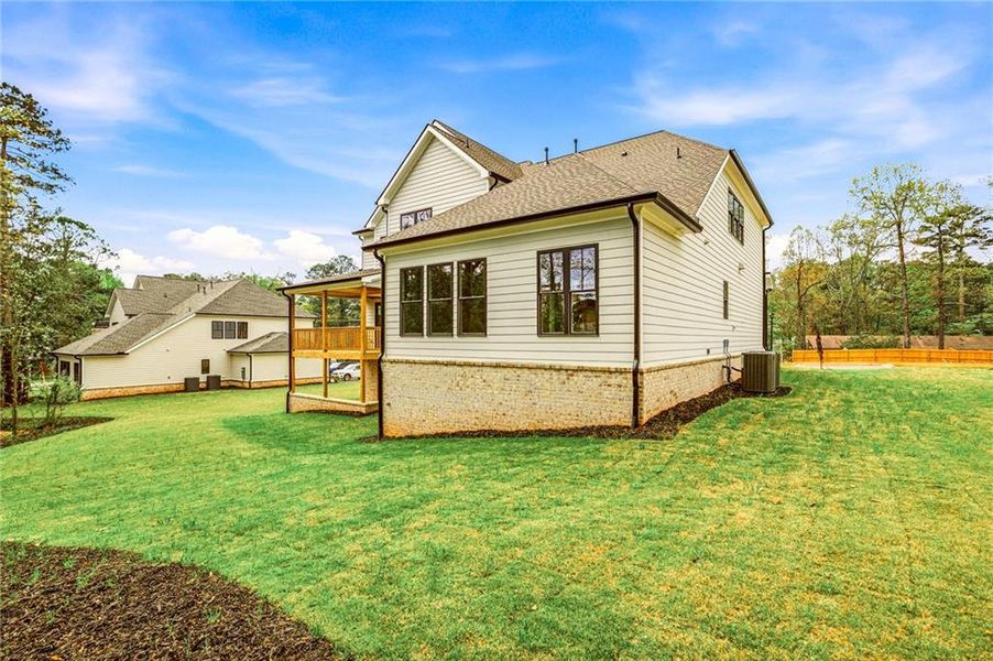 Exterior details and patio area of a home in , Atlanta (Image 4).