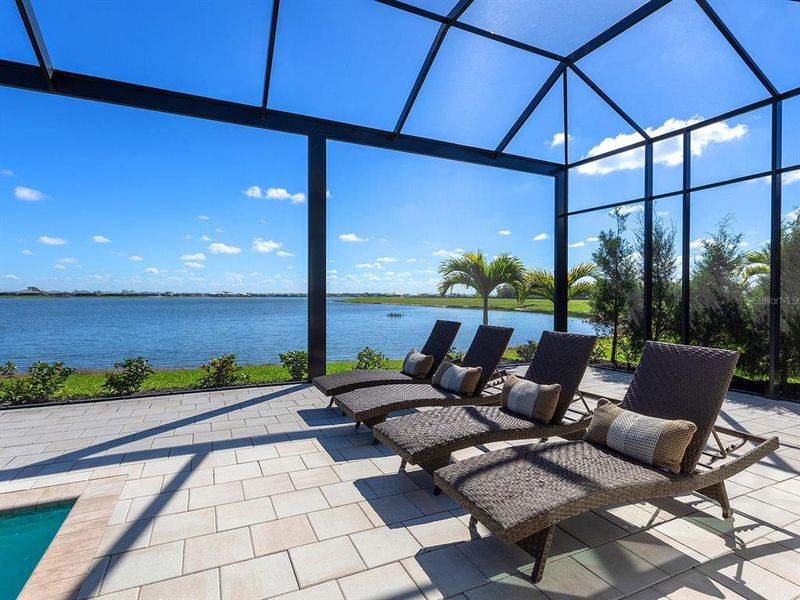 Exterior details and patio area of a home in , Sarasota (Image 36).
