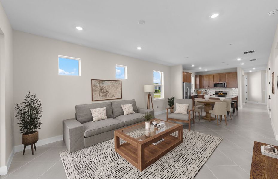 Inspirational gathering room