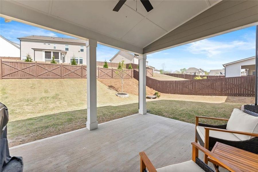 Exterior details and patio area of a home in , Gainesville (Image 25).