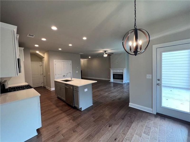 Furnished interior view inside a new home in , Canton (Image 5).