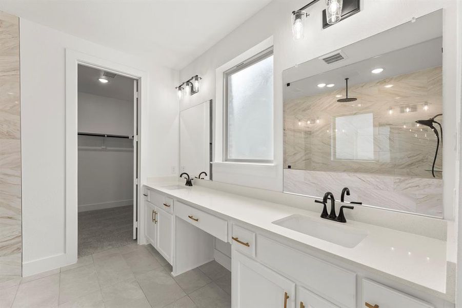 Furnished interior view inside a new home in Painted Tree, McKinney (Image 15).