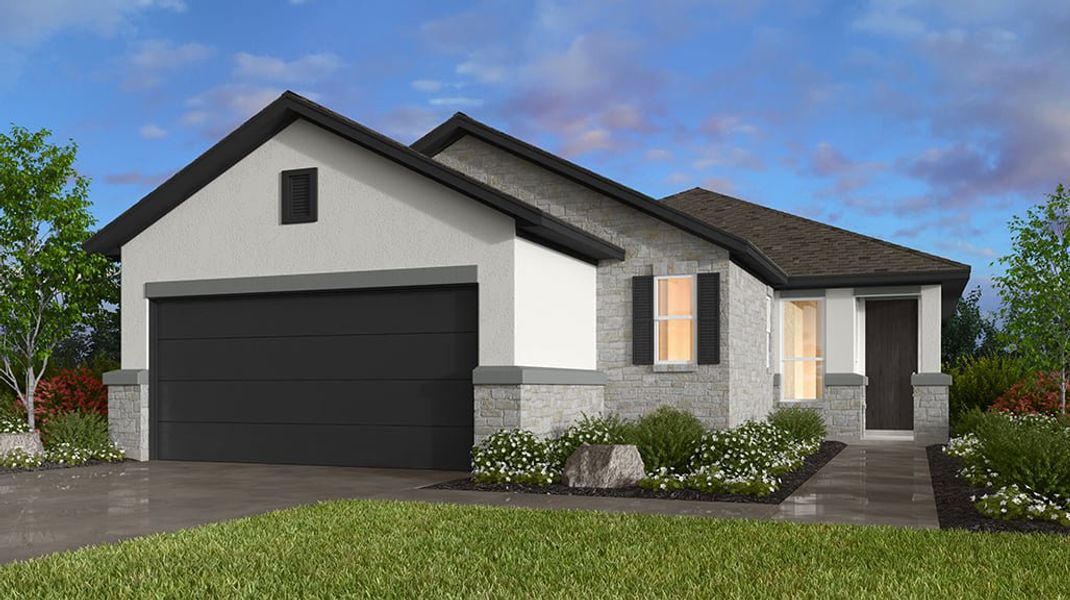 Representative exterior photo of a completed home built from the Alpine by Taylor Morrison in Nolina 45s, Georgetown, TX (Image 2).