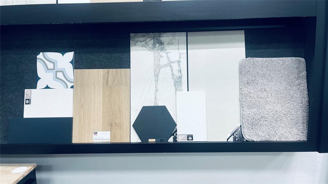 Interior Selections for your new home.