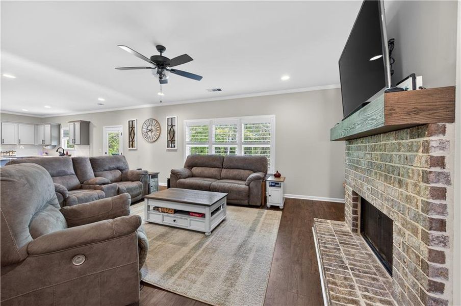Furnished interior view inside a new home in , Dahlonega (Image 36).