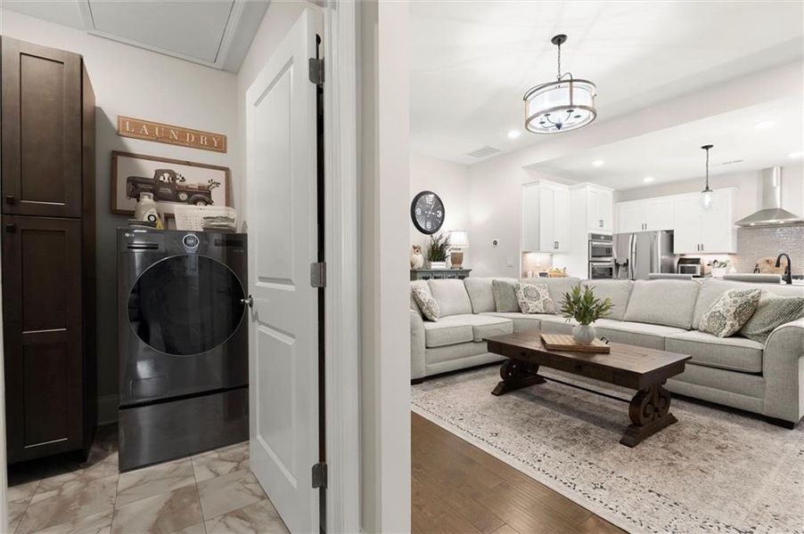Furnished interior view inside a new home in , Woodstock (Image 10).