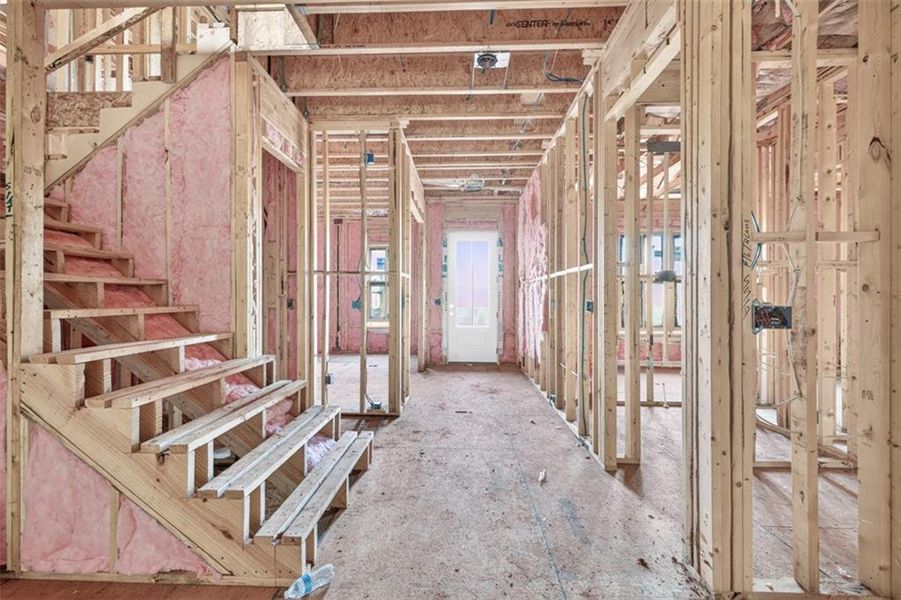 In-progress construction of a new home in , Statham, GA (Image 6).