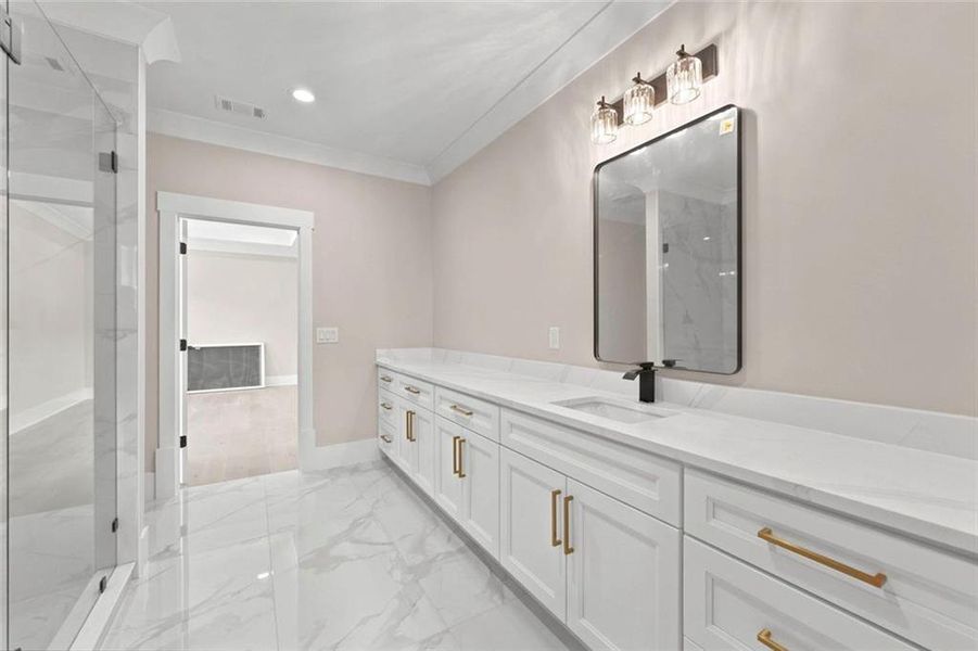 Furnished interior view inside a new home in , Loganville (Image 19).