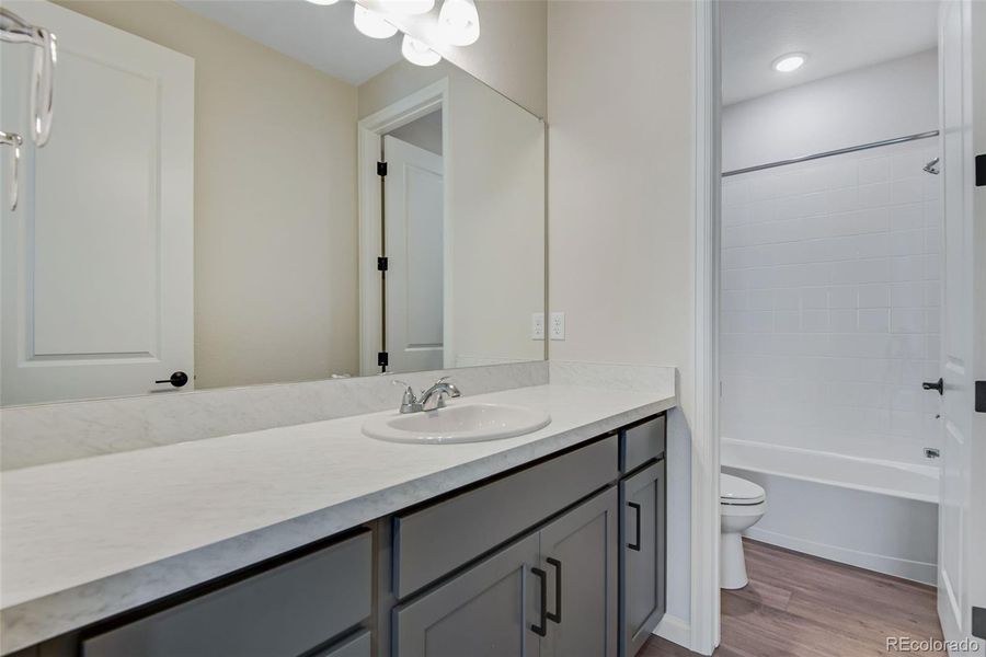 Furnished interior view inside a new home in Reunion Ridge, Commerce City (Image 9).