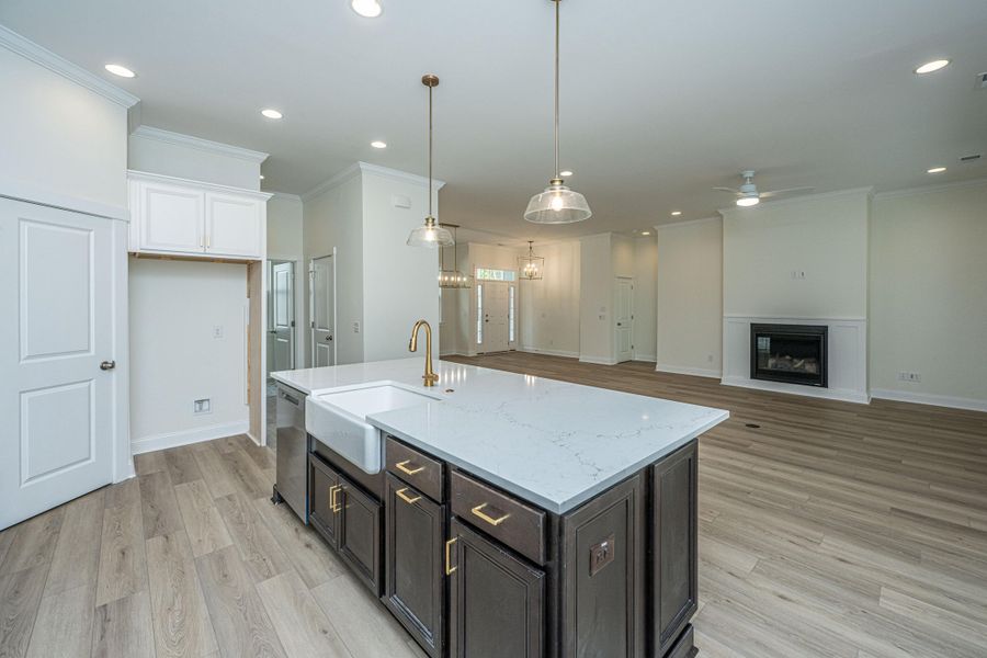Furnished interior view inside a new home in , Awendaw (Image 15).
