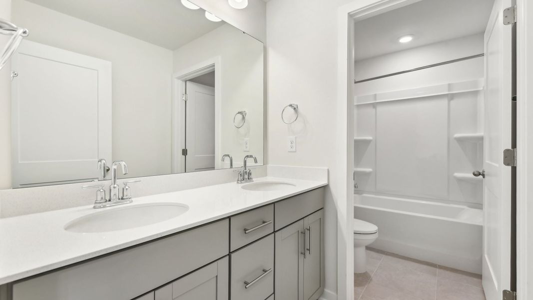 Furnished interior view inside a new home in Westport, York (Image 9).